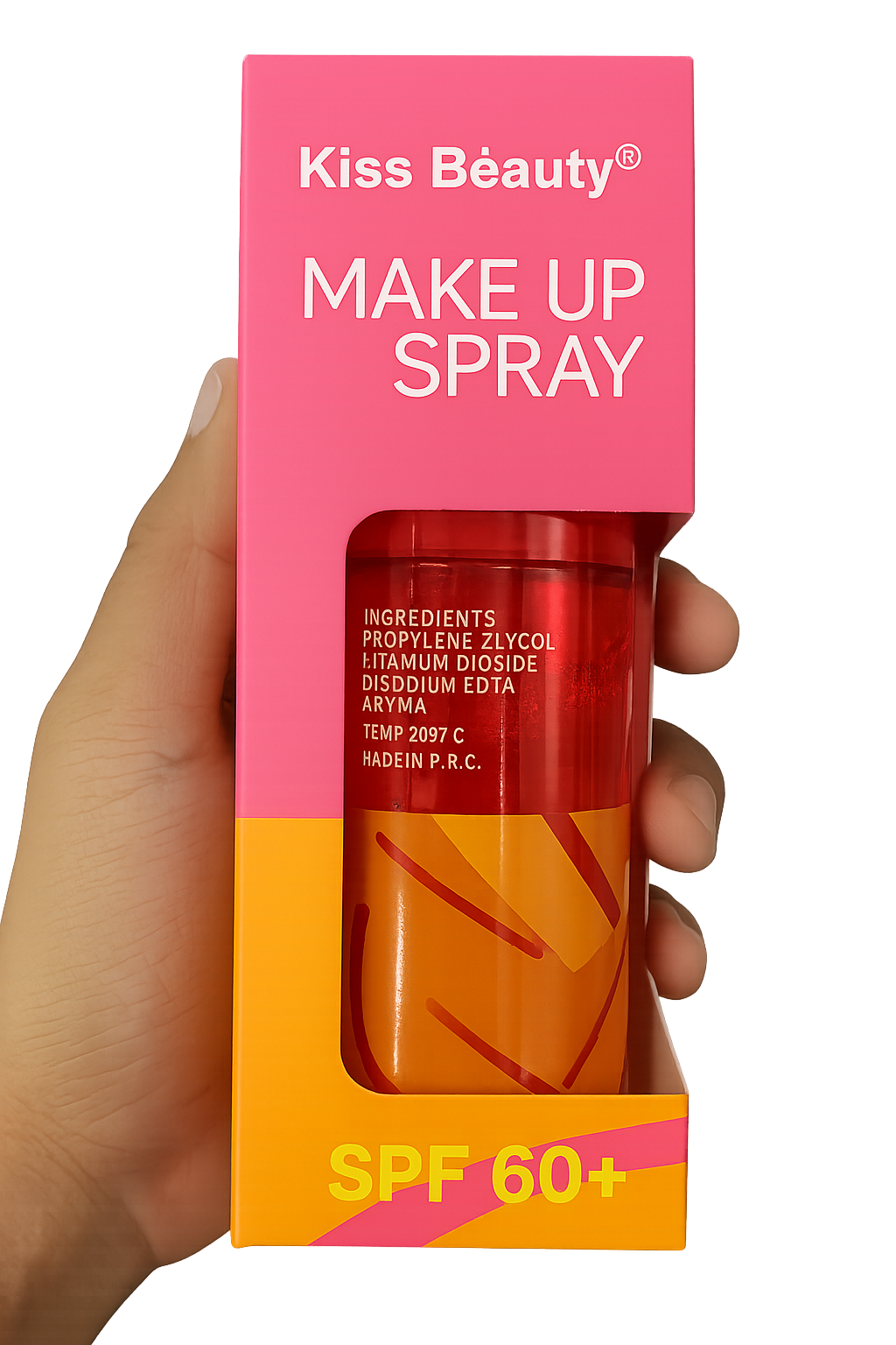 kiss beautymake up fix spray spf 60+150ml